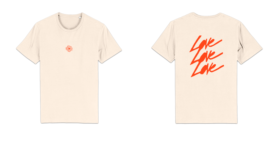  „Herzblume“ Shirt , Unisex - Natural 